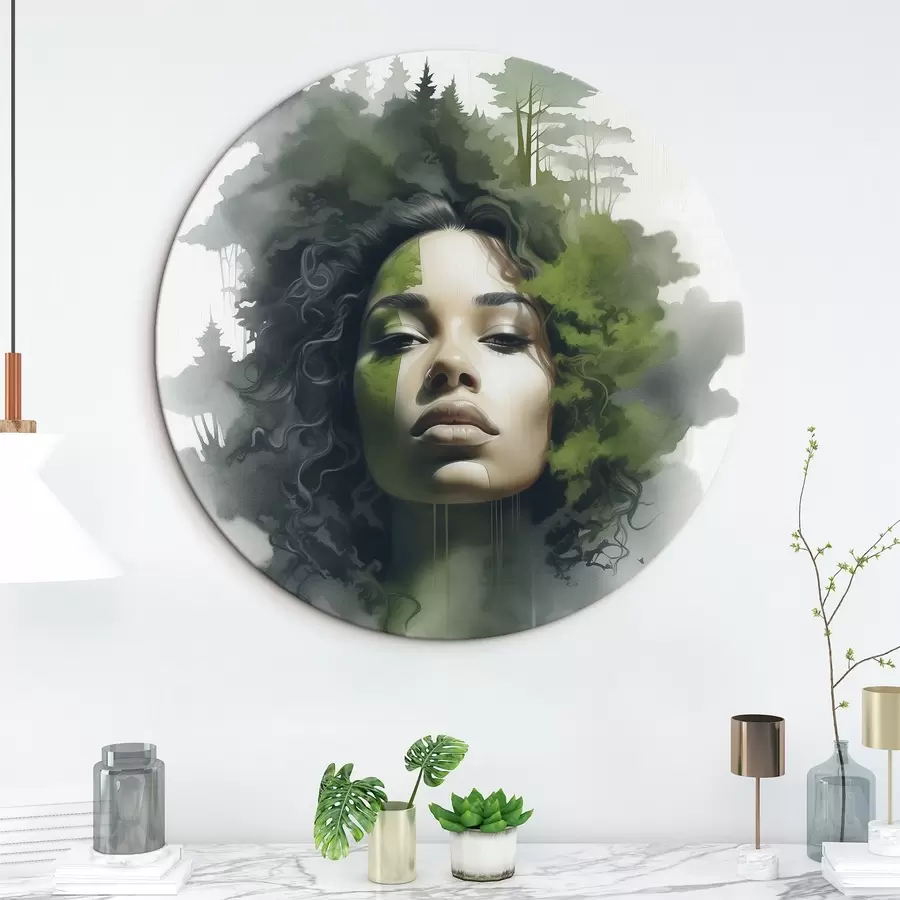 carta da parati Persone, immagine astratta di una foresta nr. r43260