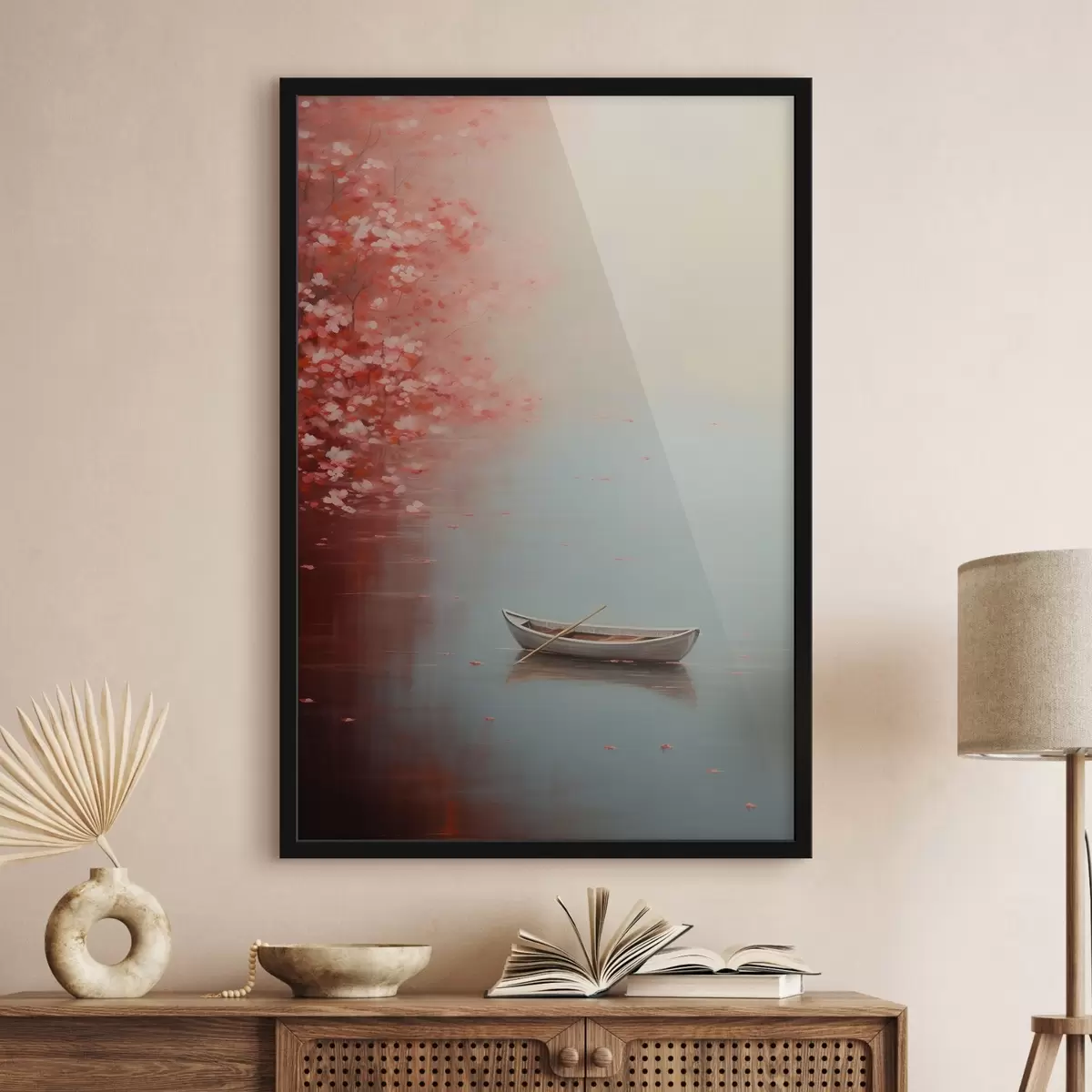 Poster Barca, imitazione di pittura a olio f43261