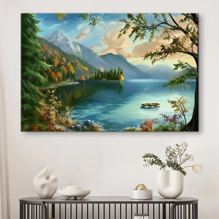 carta da parati Paesaggio di un lago in montagna nr. s43286