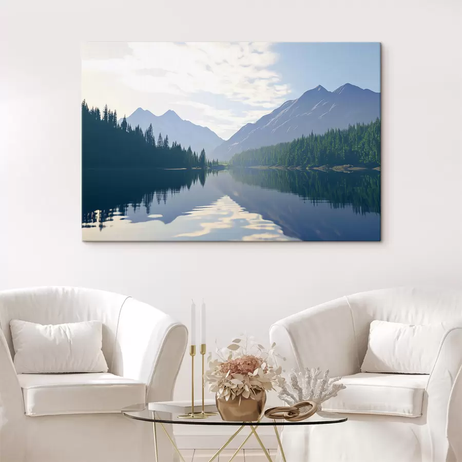 carta da parati Lago vicino alle montagne nr. s43288