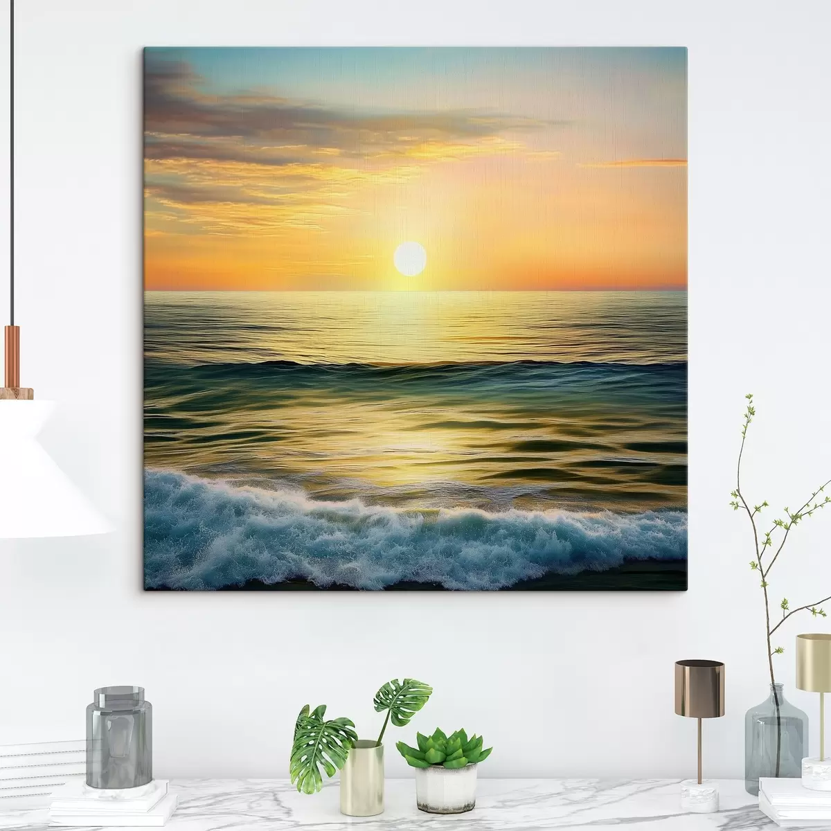 carta da parati L'alba sul mare nr. s43308