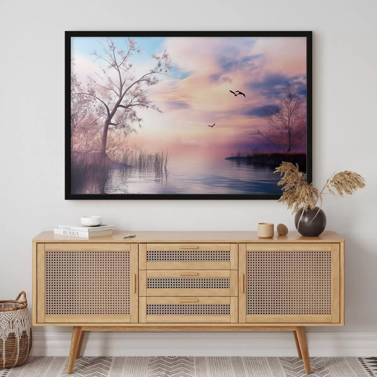 Poster L'alba sul lago f43287