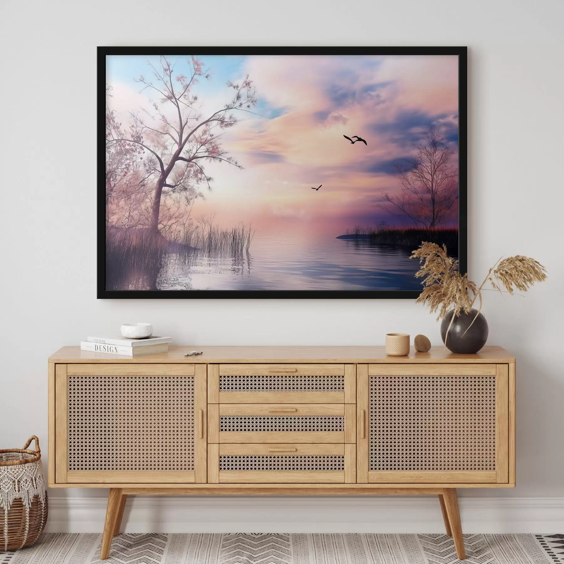 carta da parati L'alba sul lago nr. f43287