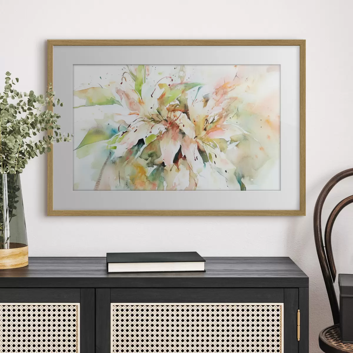 Poster Disegno astratto di fiori f43298