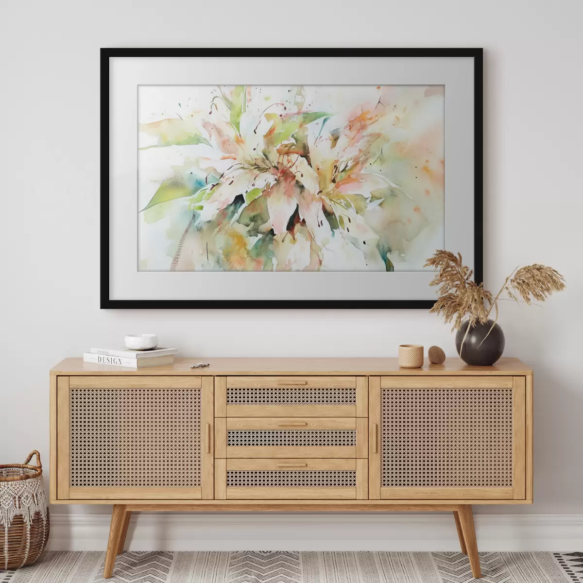 Poster Disegno astratto di fiori f43298