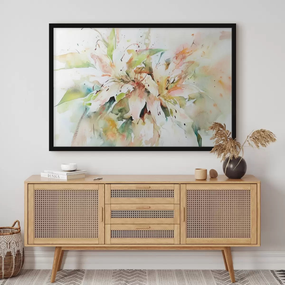 Poster Disegno astratto di fiori f43298