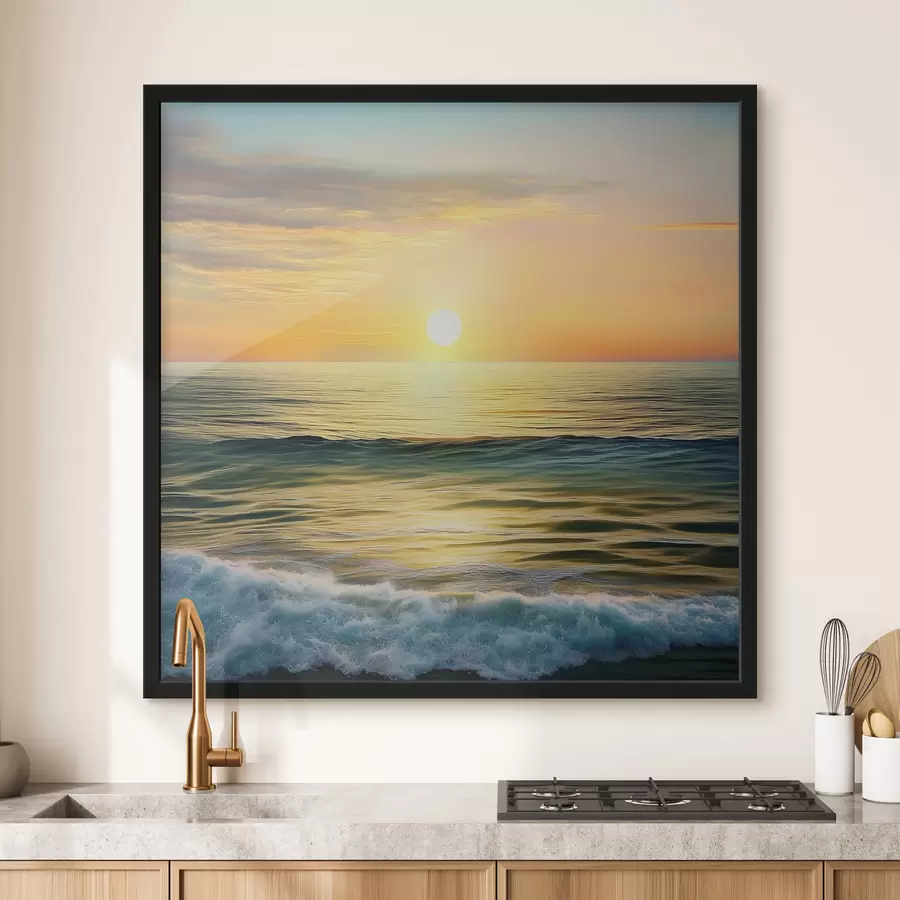 carta da parati L'alba sul mare nr. f43308