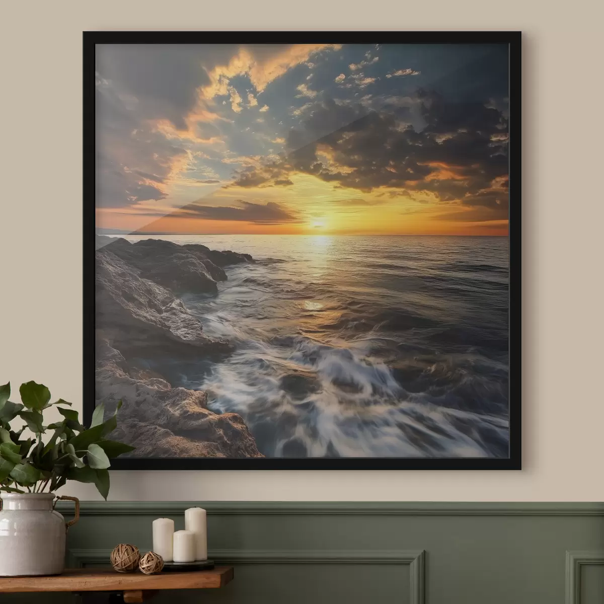 Poster Mare all'alba f43309