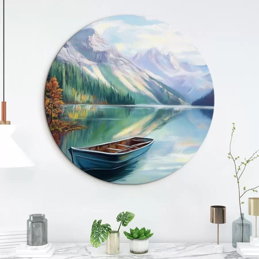 carta da parati Un bel lago in montagna nr. r43289