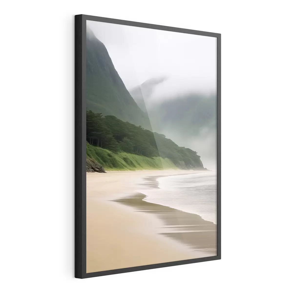 Poster Riva nella foschia f43271