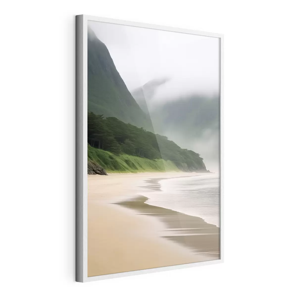 Poster Riva nella foschia f43271