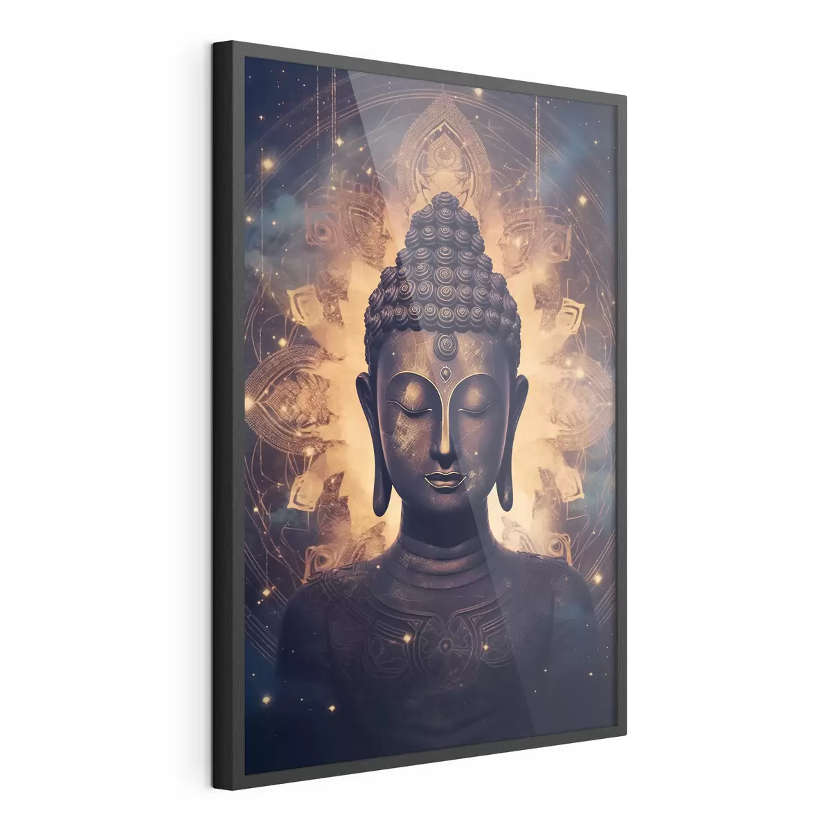 Poster Buddha nella radiosità dell'energia f43276