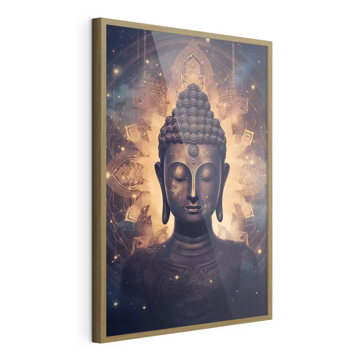 Poster Buddha nella radiosità dell'energia f43276