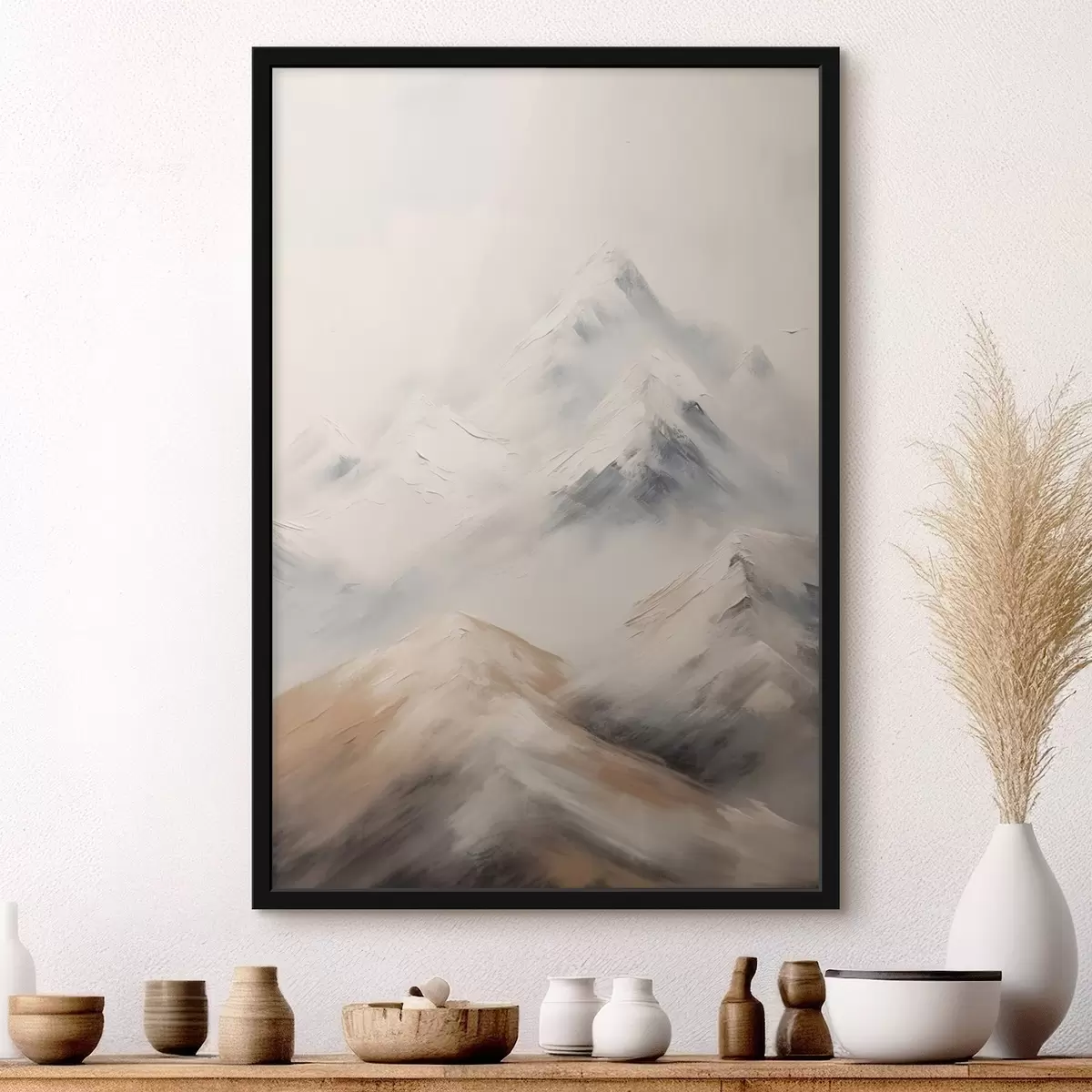 Poster Cime nebbiose f43285