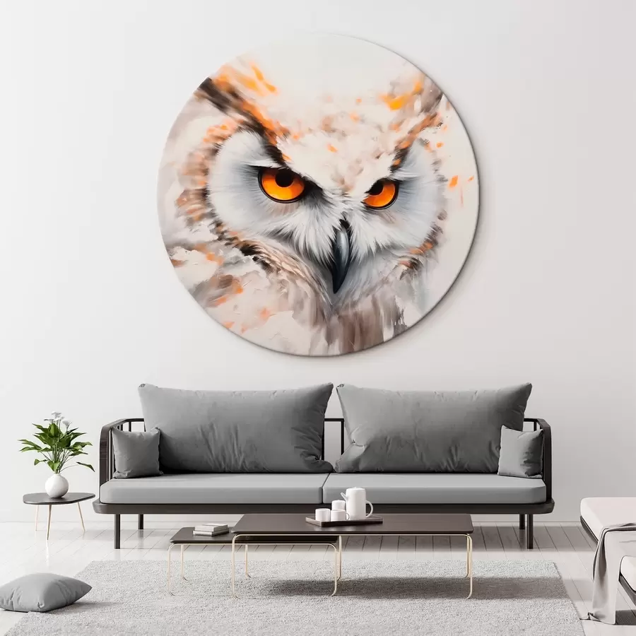 carta da parati Lo sguardo mistico di un gufo nr. r43283
