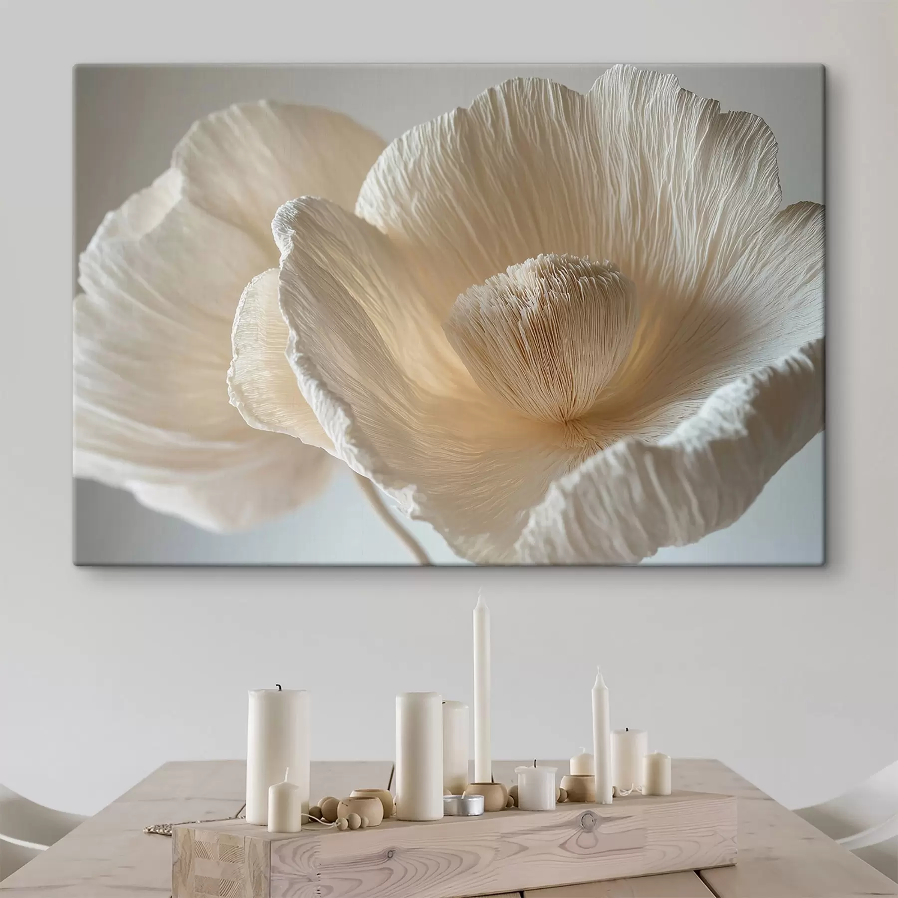 carta da parati Fiore grande beige nr. s43332