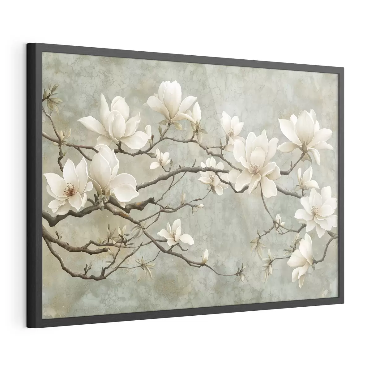 Poster Ramo di magnolia su sfondo pastello grunge f43322