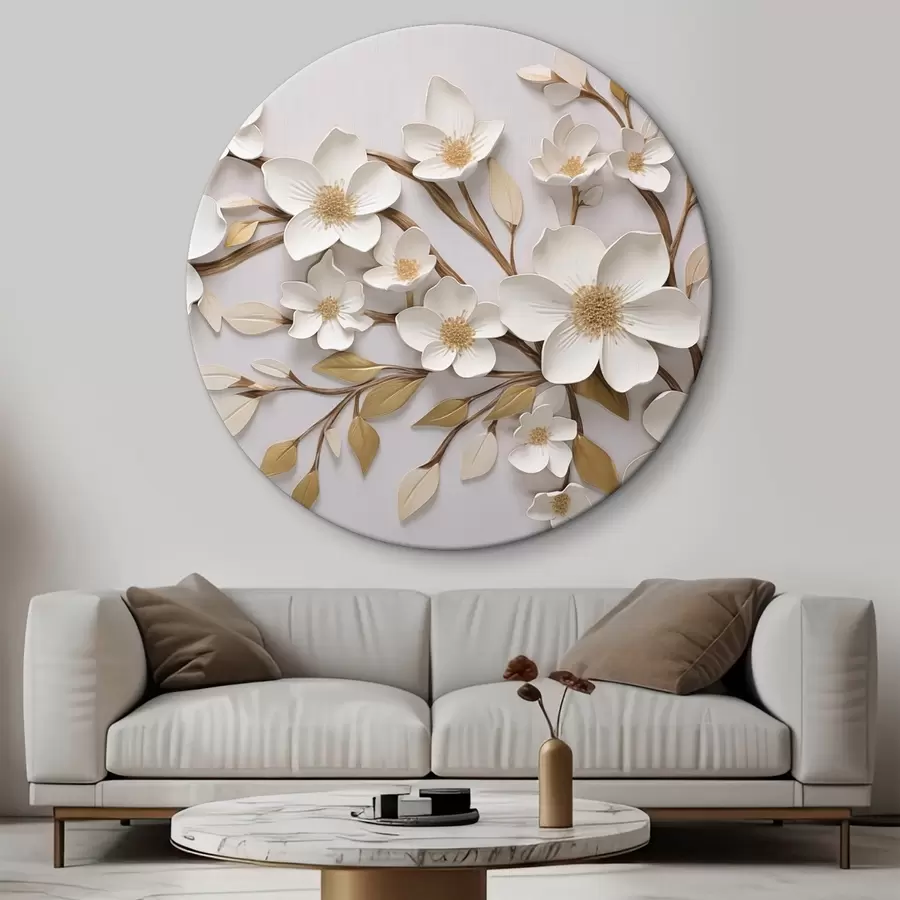 carta da parati Fiore grande beige nr. r43331