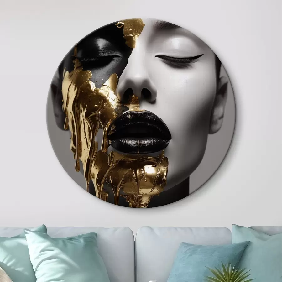 carta da parati Persone, ragazza con labbra nere nr. r43337