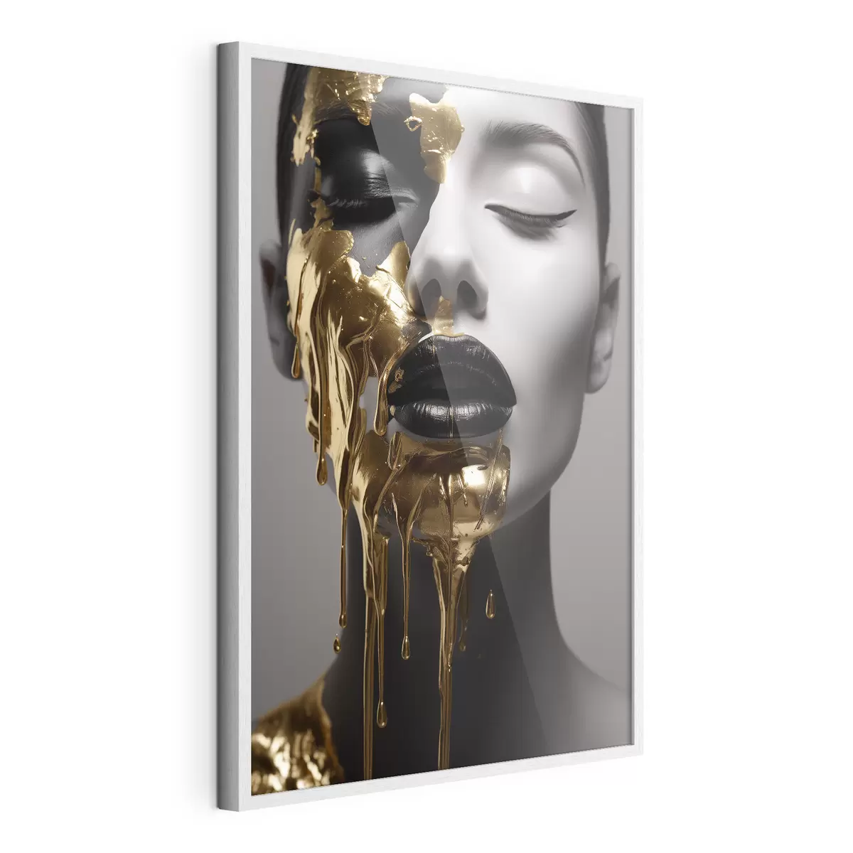 Poster Persone, ragazza con labbra nere f43337