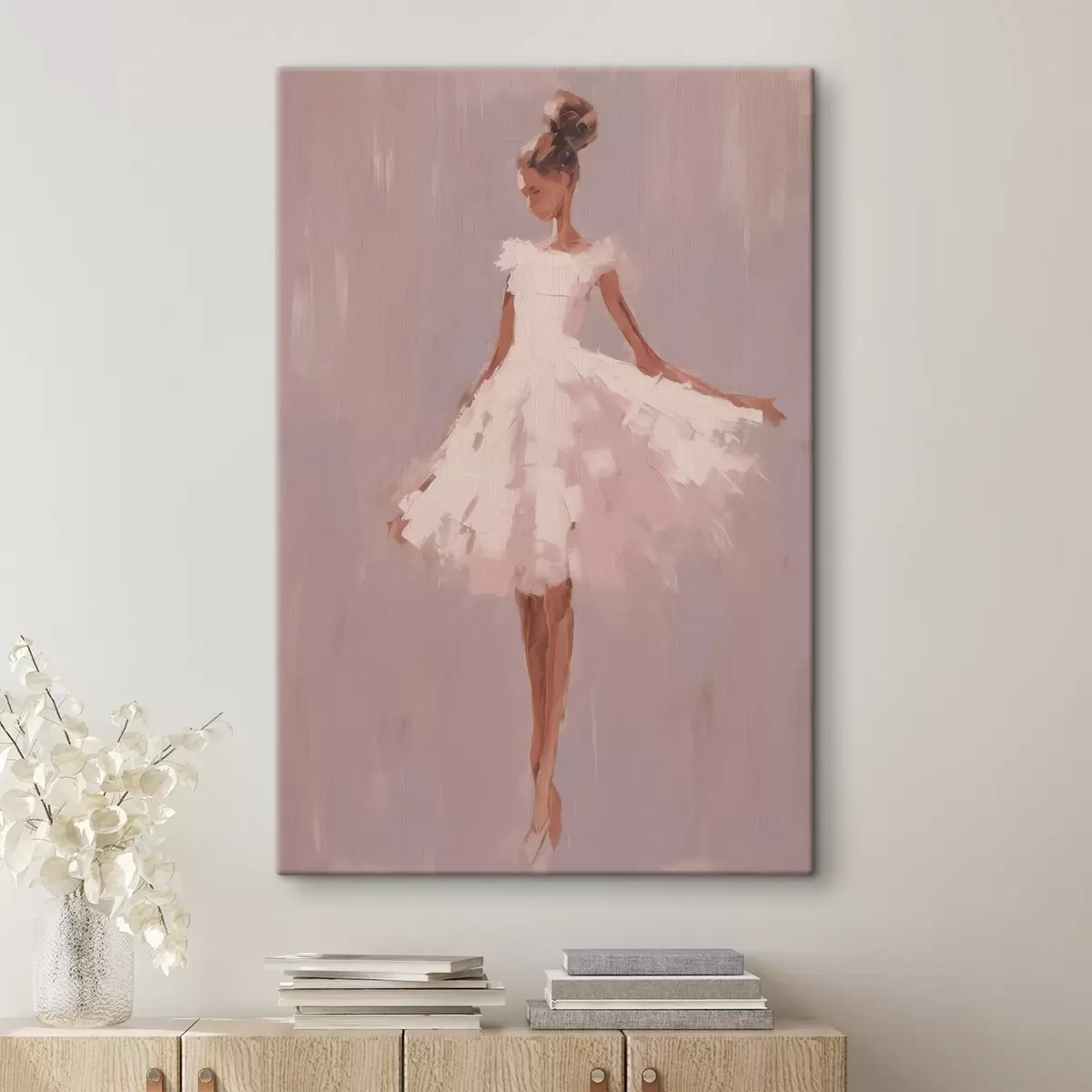 carta da parati Ballerina pittura astratta imitazione nr. s43342