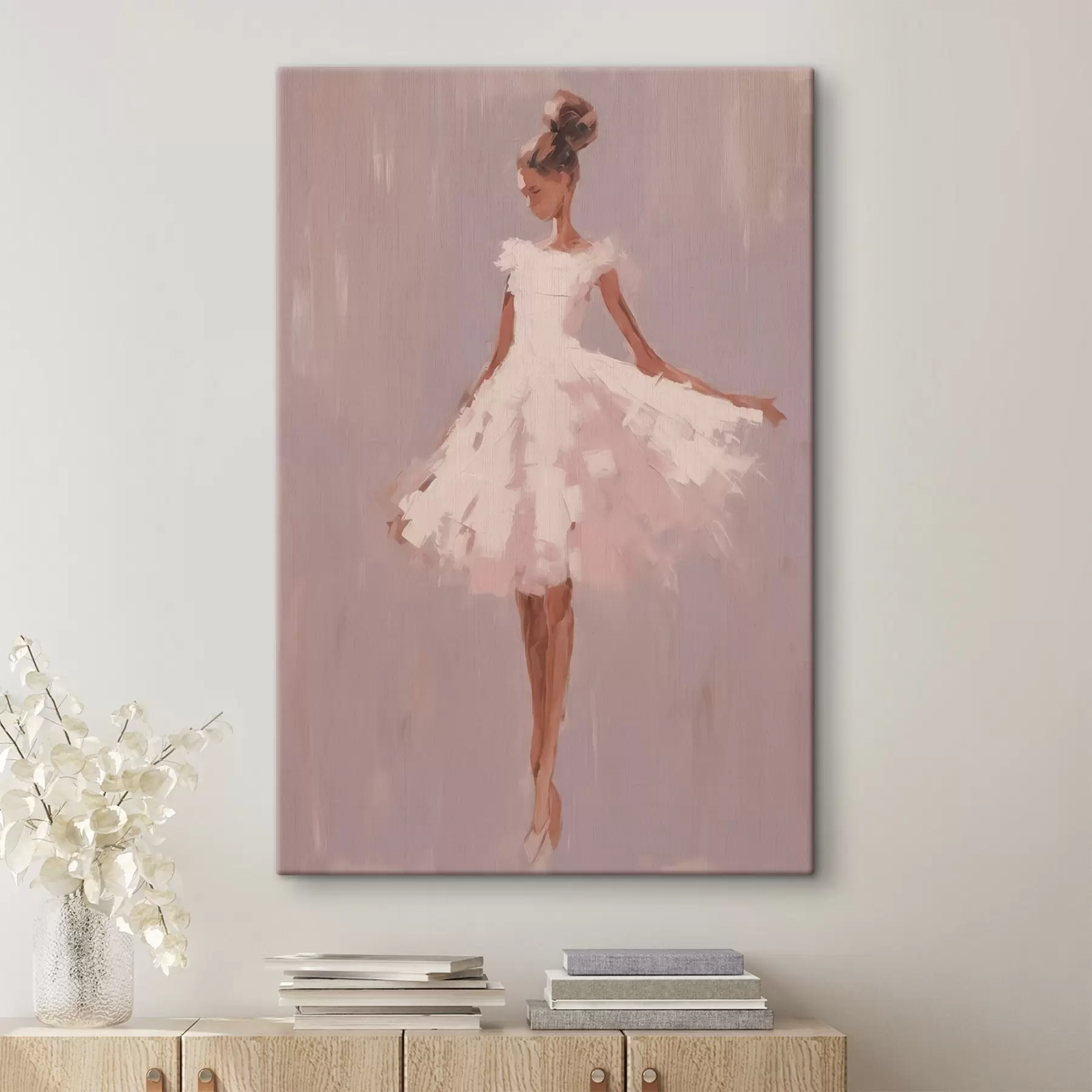 carta da parati Ballerina pittura astratta imitazione nr. s43342