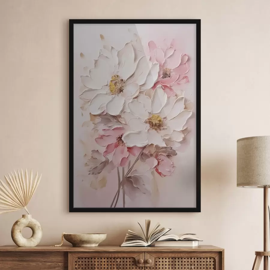 carta da parati Delicata pittura a imitazione di fiori nr. f43352