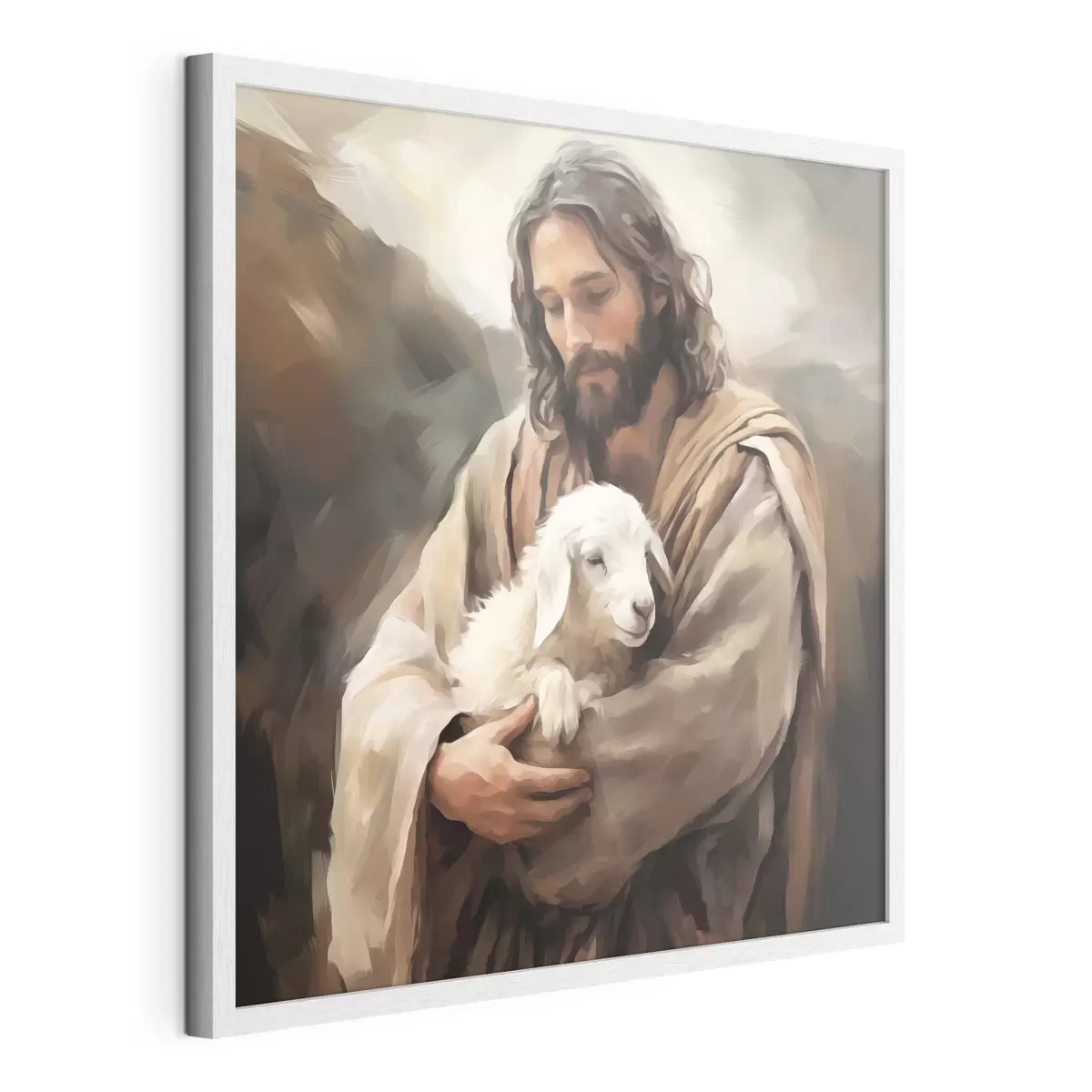 Poster Gesù con l'agnello f43356