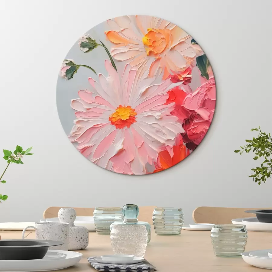 carta da parati Pittura a imitazione di fiori luminosi nr. r43343