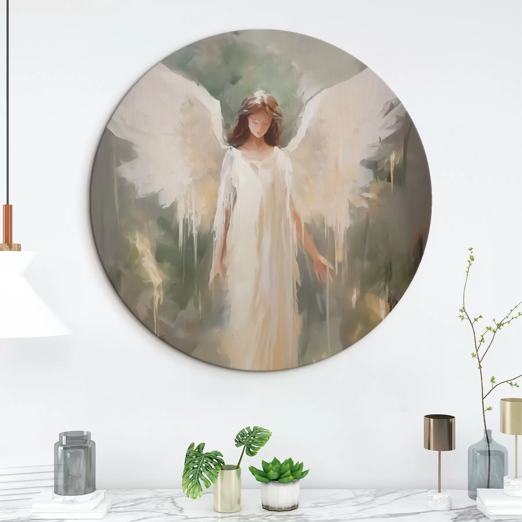 carta da parati Pittura astratta imitazione angelo nr. r43353