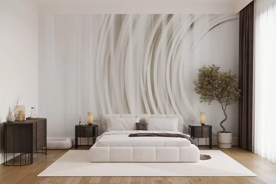 carta da parati Anelli caotici astratti nr. w08929v3