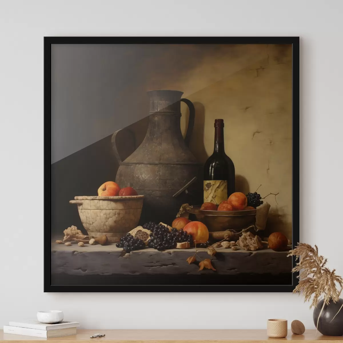 Poster Natura morta classica con illuminazione calda f43369