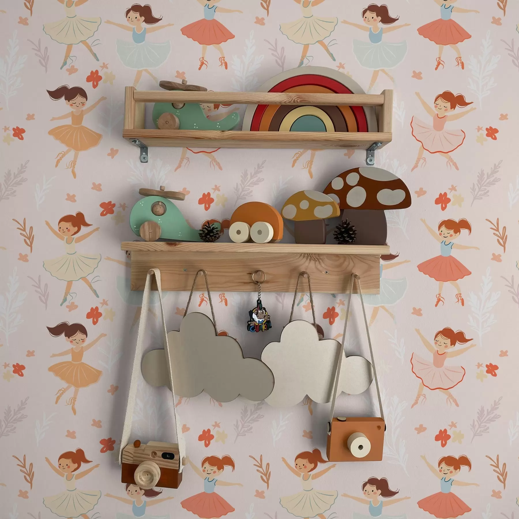 carta da parati Ballerine con fiori nr. a00078