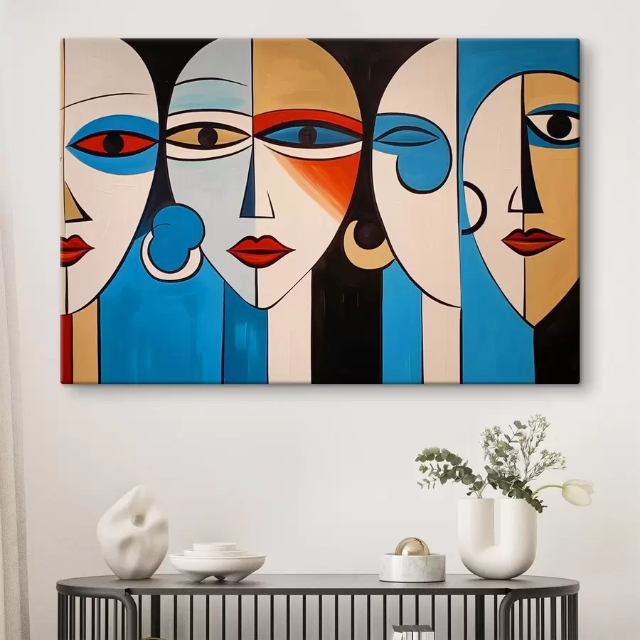 carta da parati Ritratti femminili cubisti nr. s43427