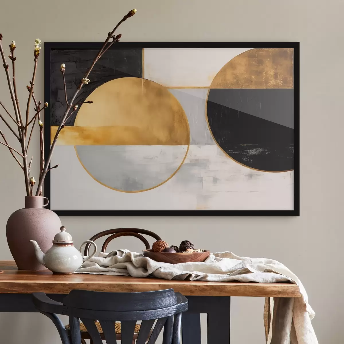 Poster Composizione geometrica in stile minimalista f43420