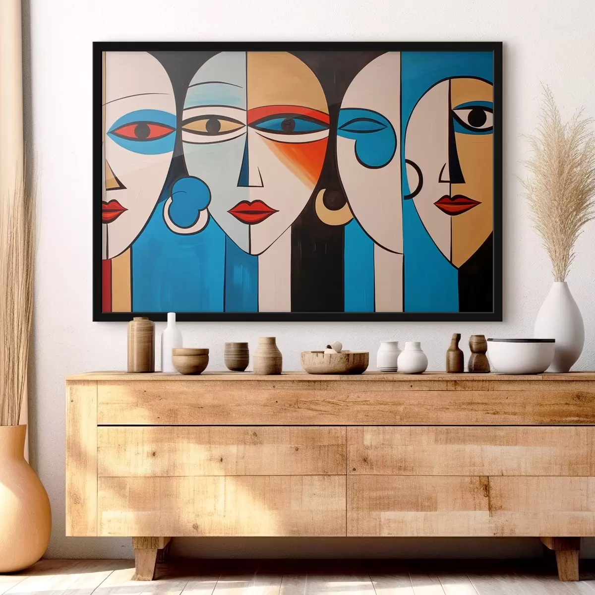 Poster Ritratti femminili cubisti f43427