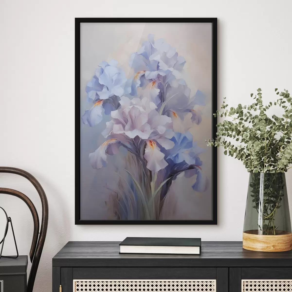 Poster Imitazione di pittura di iris f43431