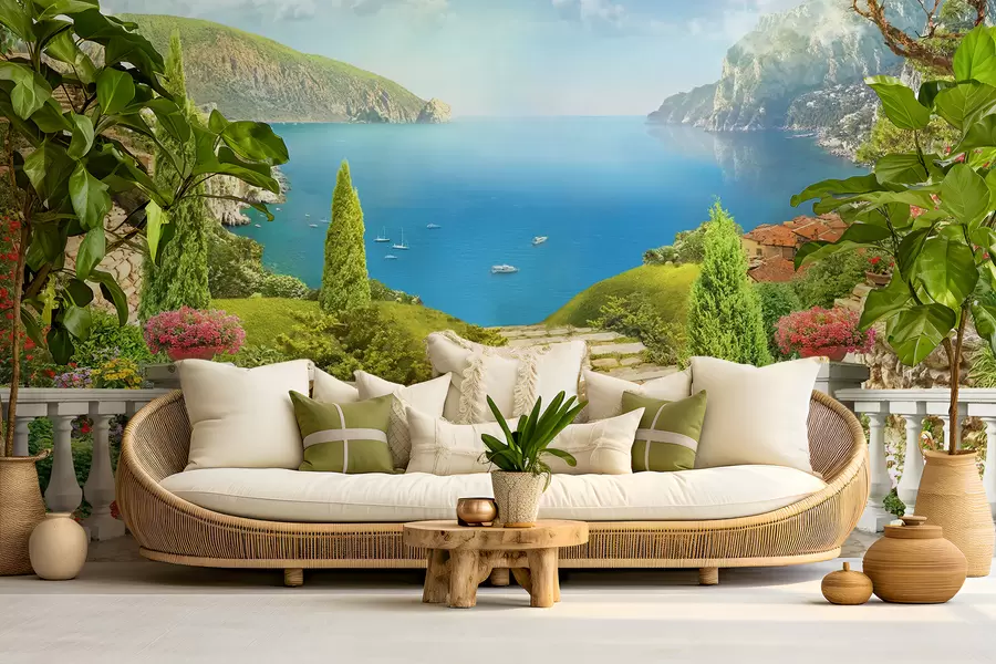 Carta da parati nature Cielo, nuvola e acqua 