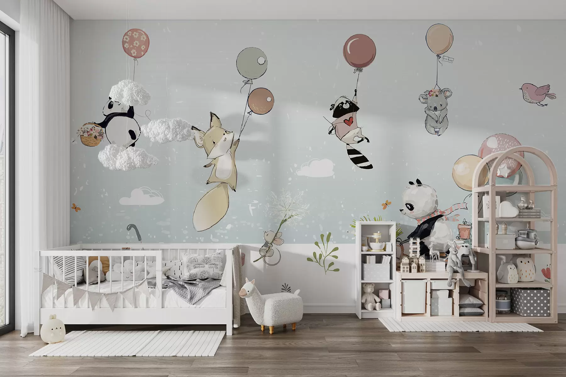 Carta da parati per Bambini Festa per gli animali 