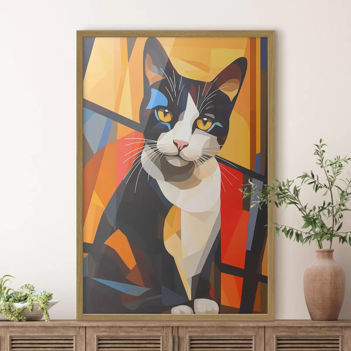 Poster Facce geometriche f43528