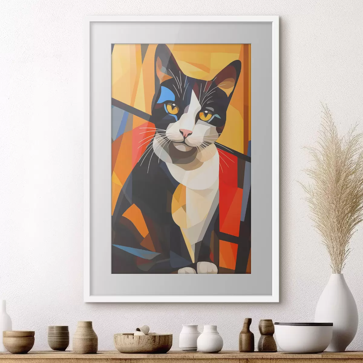 Poster Facce geometriche f43528