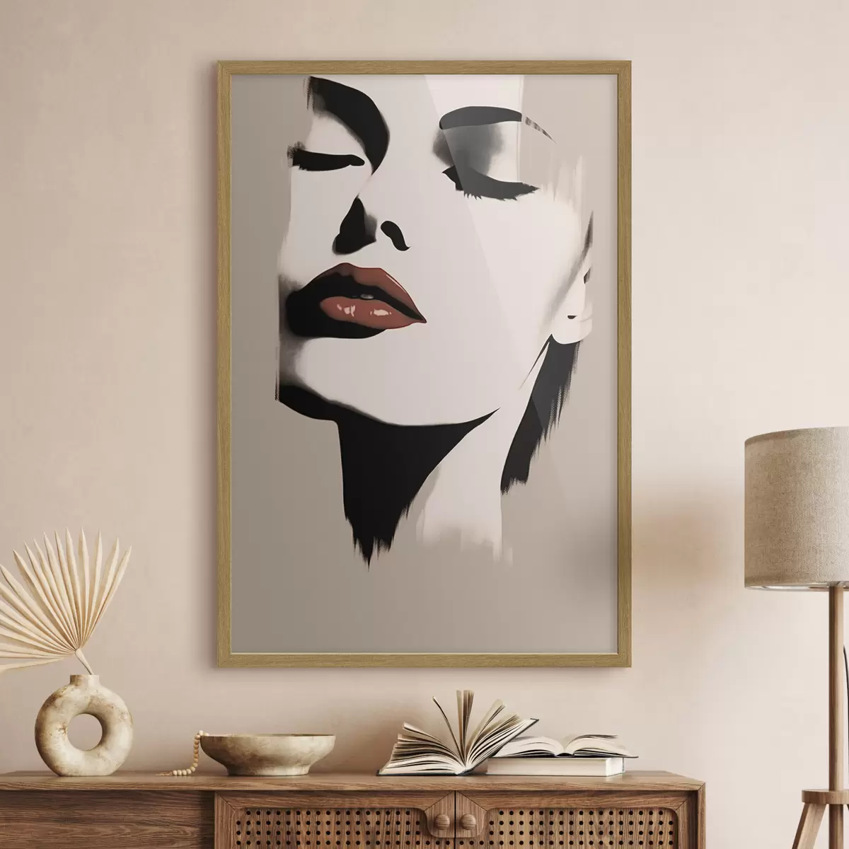 Poster Ritratto femminile minimalista f43527