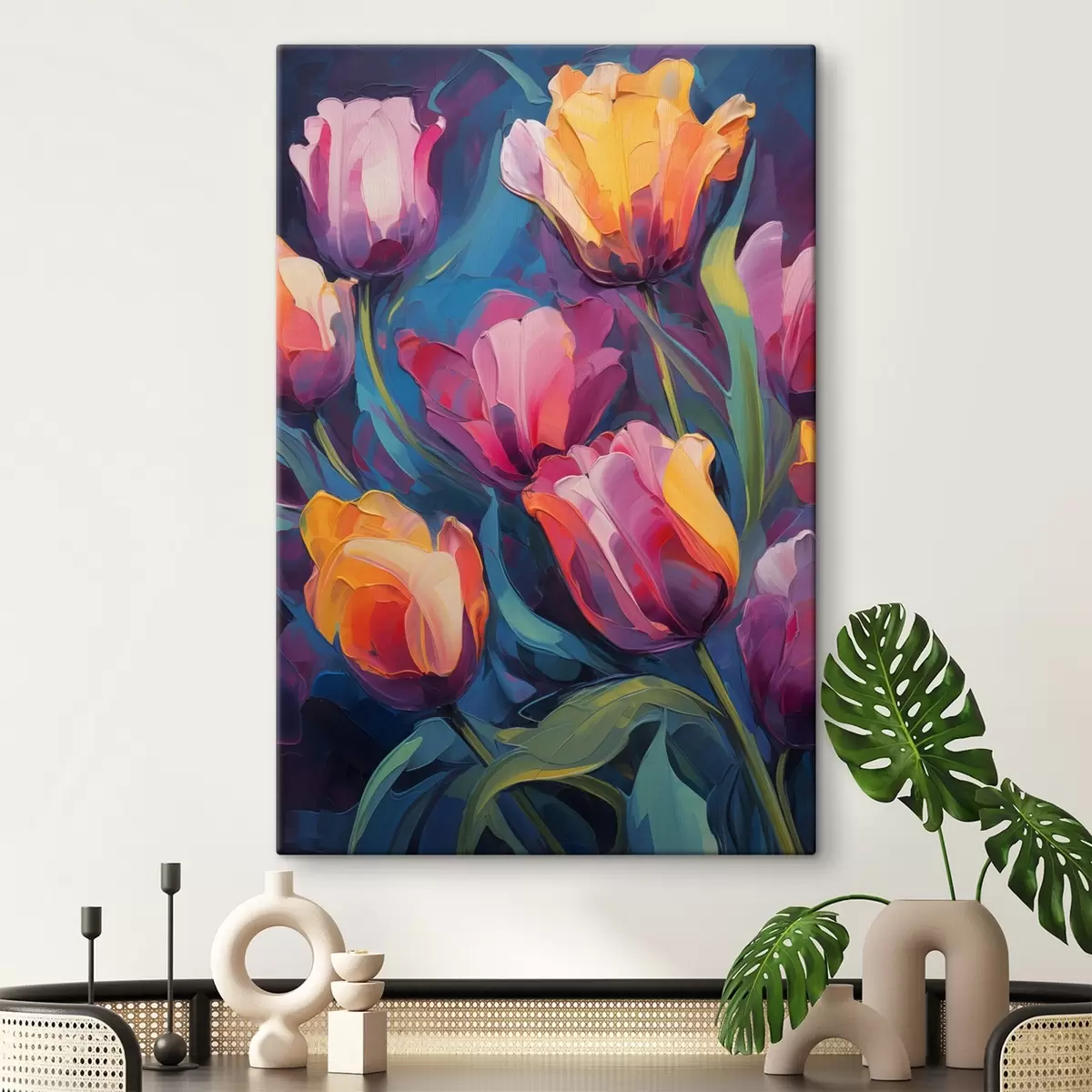 carta da parati Tulipani di diversi colori nr. s43551
