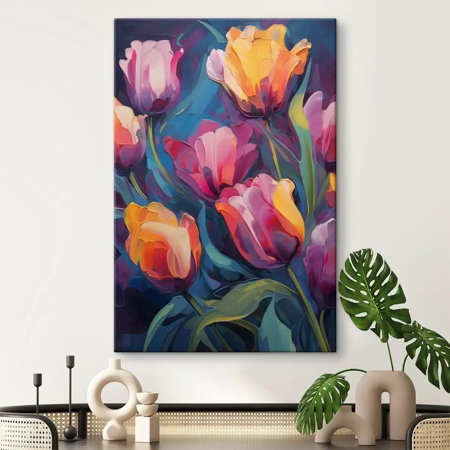 carta da parati Tulipani di diversi colori nr. s43551