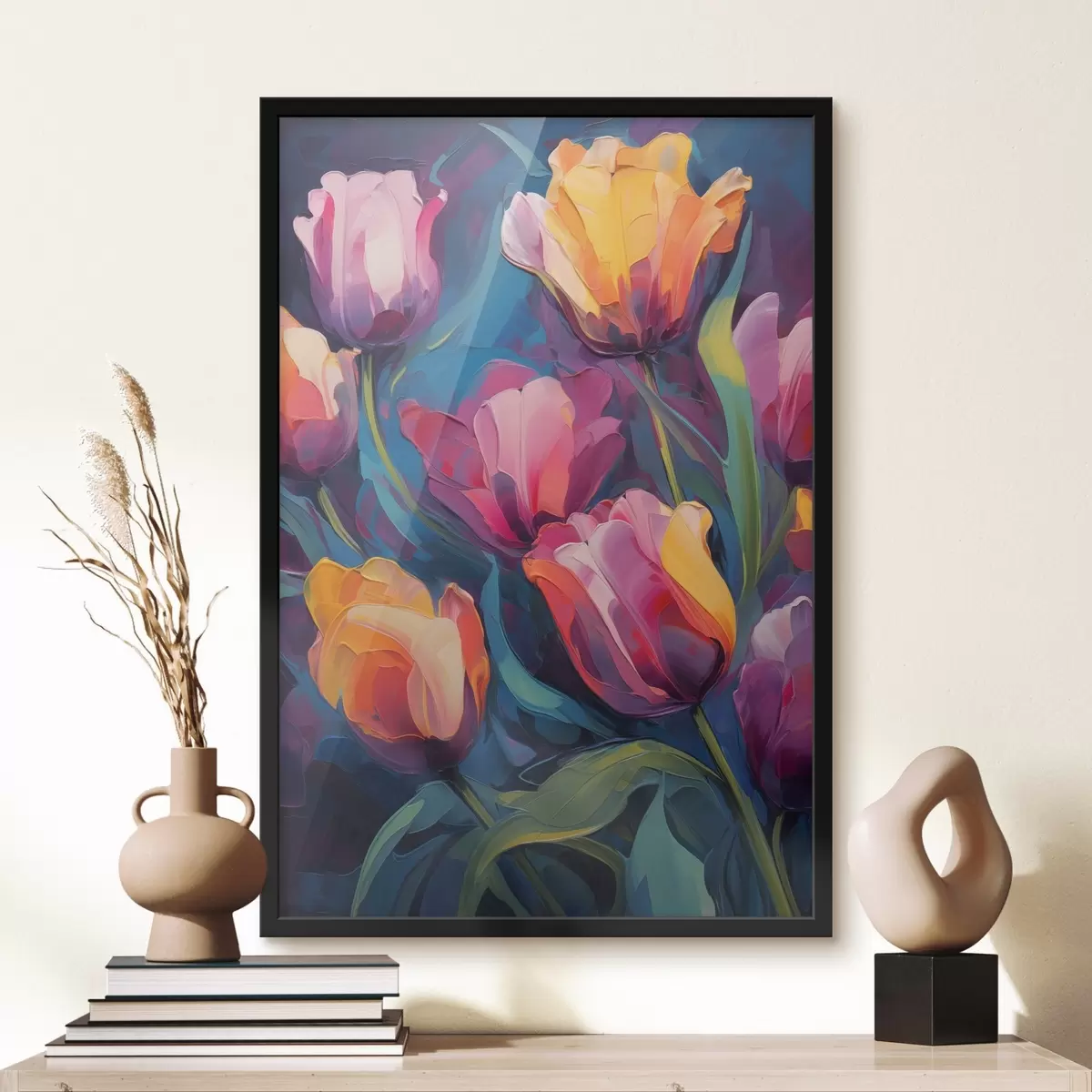 Poster Tulipani di diversi colori f43551
