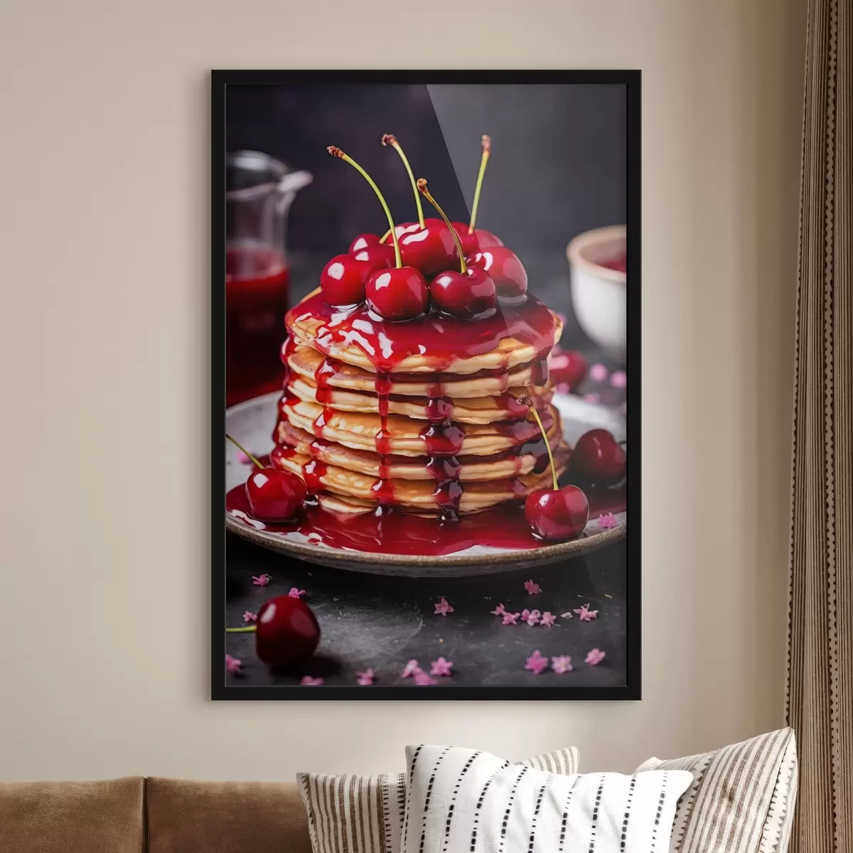 Poster Pancake alla ciliegia f43566