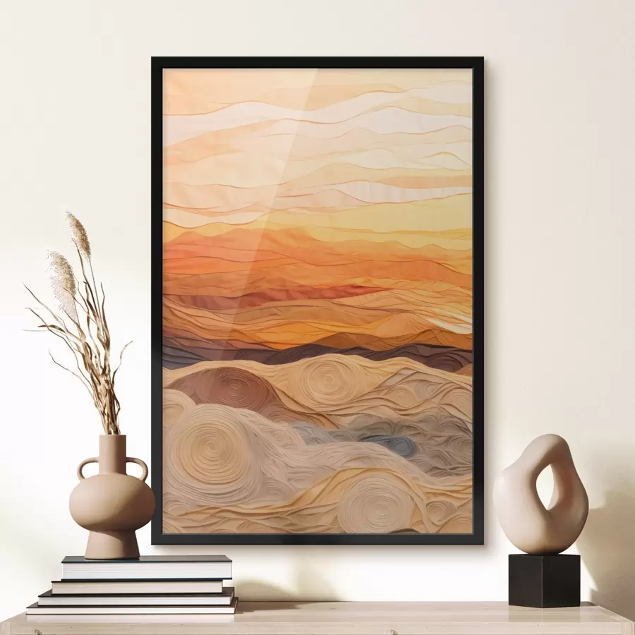 carta da parati Armonia del deserto nr. f43585