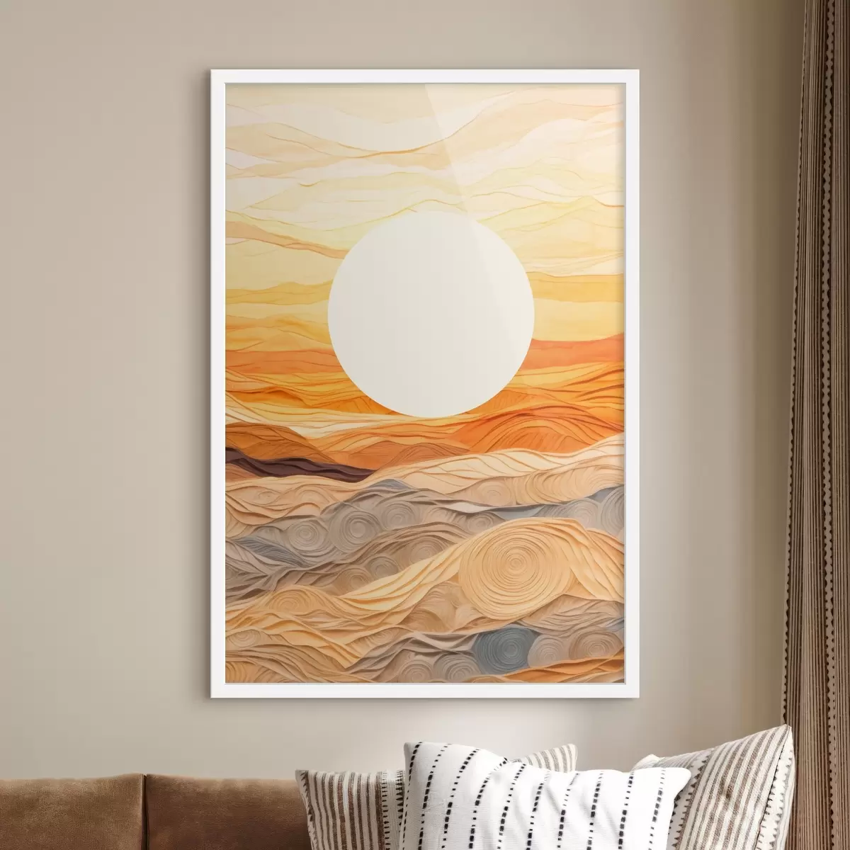 Poster Onde del tramonto f43586