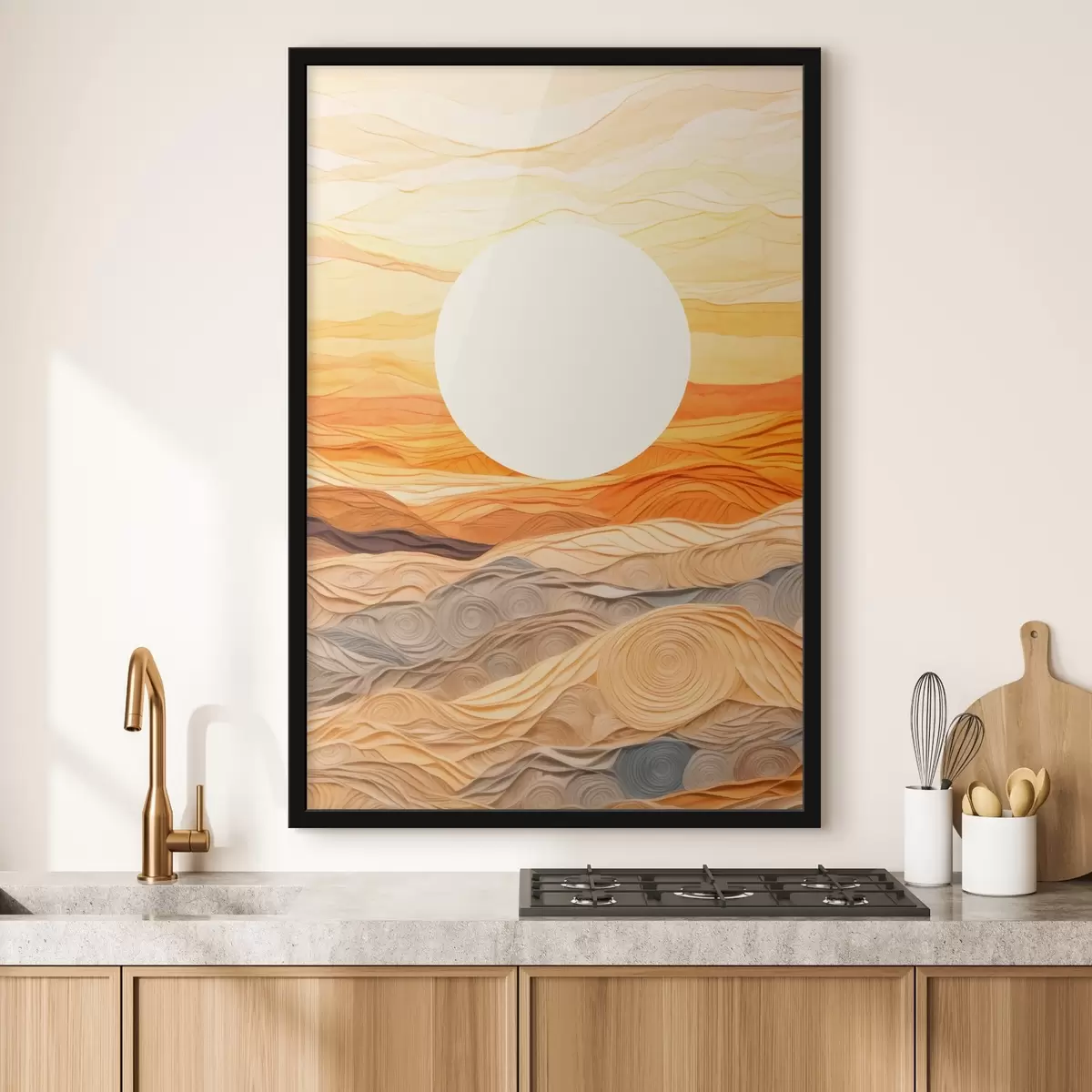 Poster Onde del tramonto f43586