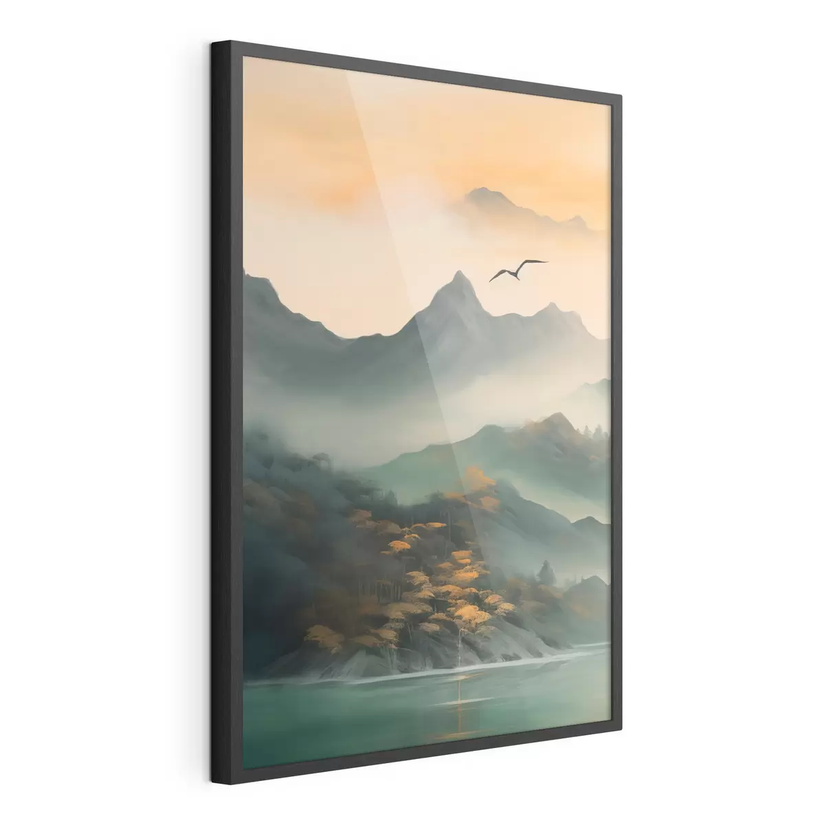 Poster Alba della montagna mistica f43588